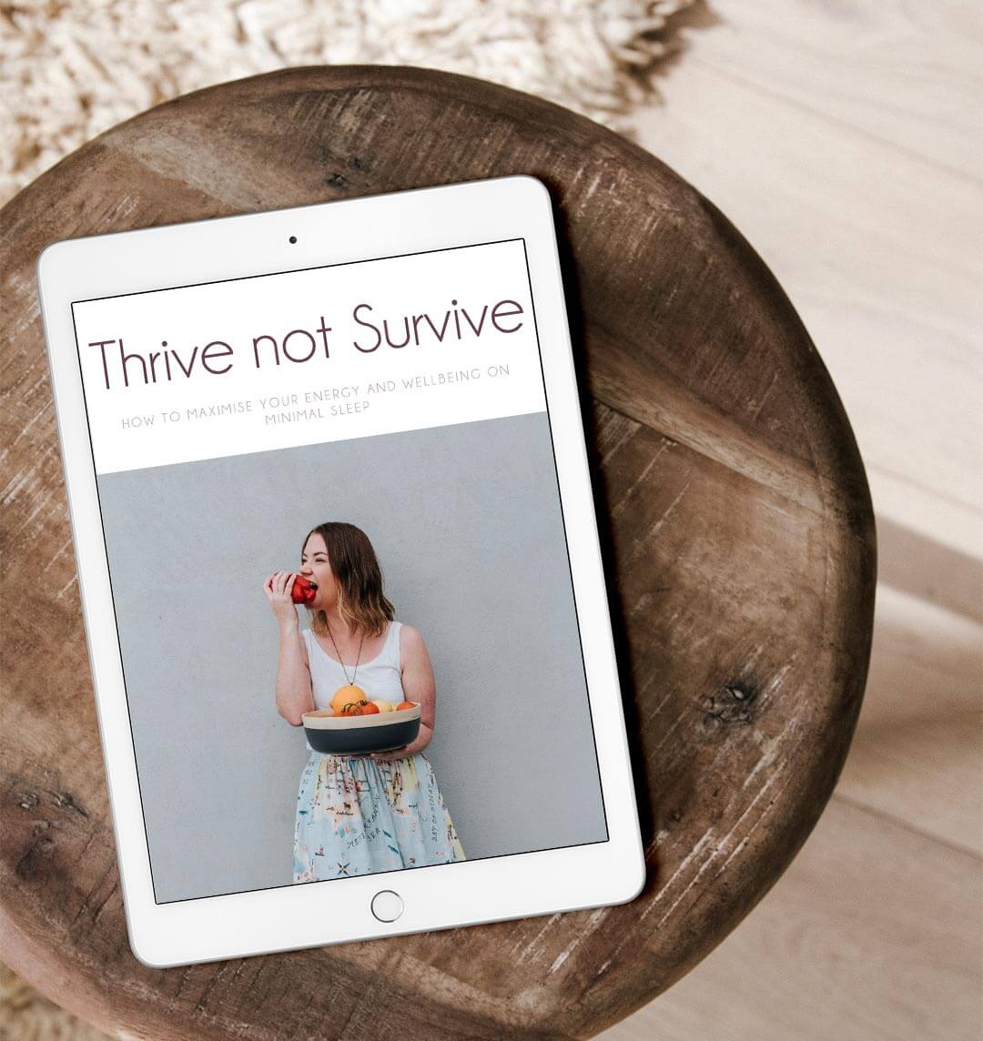 Thrive not survive ebook image